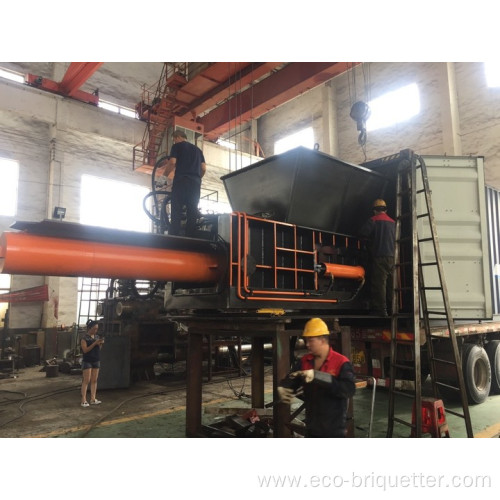 Hydraulic compactor can aluminum waste metal baler